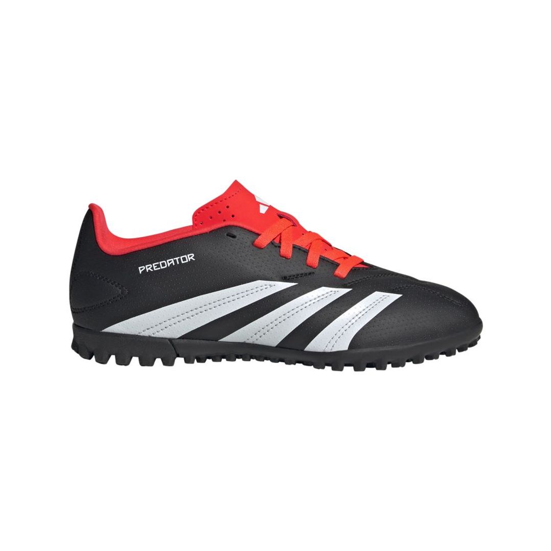 Guayos adidas Predator Club Pasto Sintético-Negro-Rojo