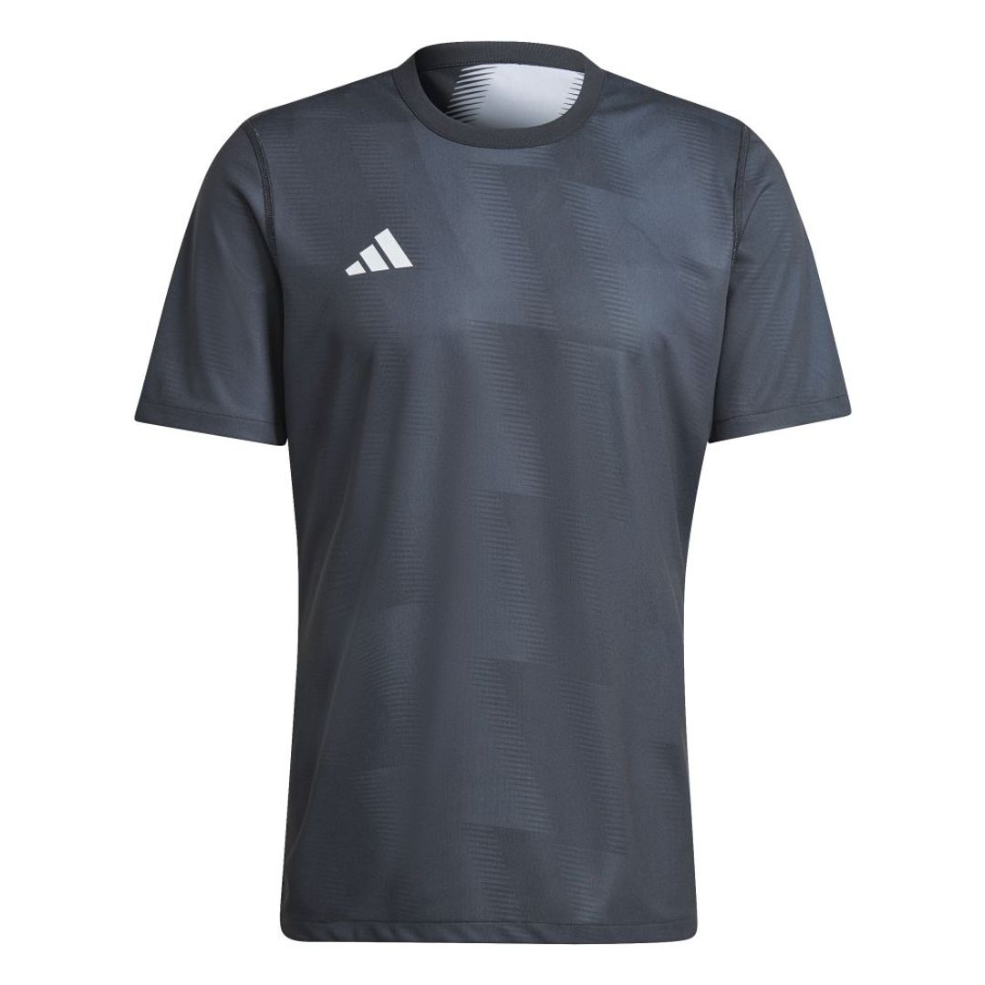 Camiseta adidas Hombre Doble Faz 24 - Negro-Gris