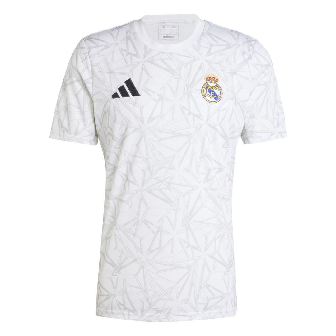 Camiseta adidas Hombre Prepartido Real Madrid - Blanco