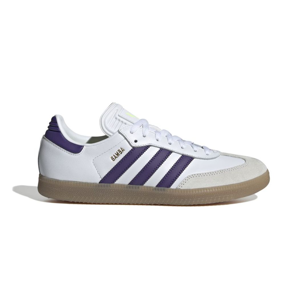 Tenis adidas Hombre Samba Messi Cancha Cubierta - Blanco-Purpura