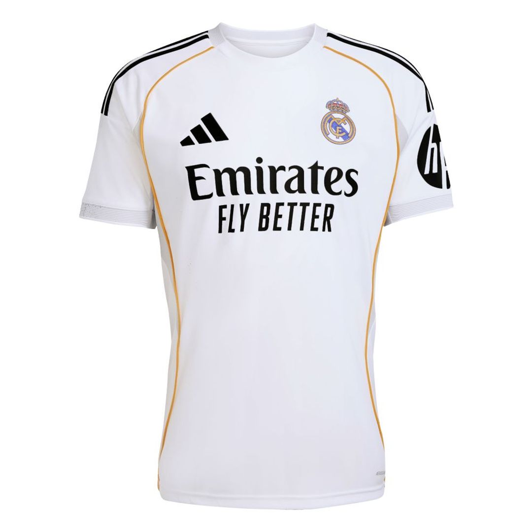 Camiseta Adidas Hombre Local Real Madrid 25/26 Authentic Fanatic - Blanco