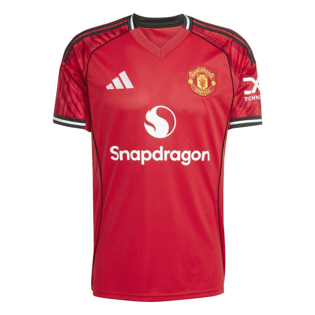 Camiseta adidas Hombre Local Manchester United FC 25/26 - Rojo