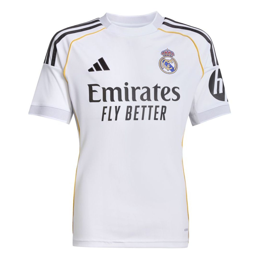 Camiseta Adidas Niño Local Real Madrid 25/26 Authentic - Blanco