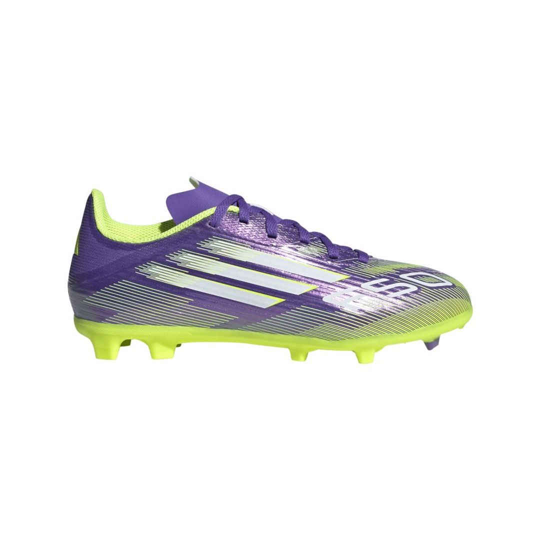 Guayos adidas Kids F50 League FG/Mg- Morado-Verde