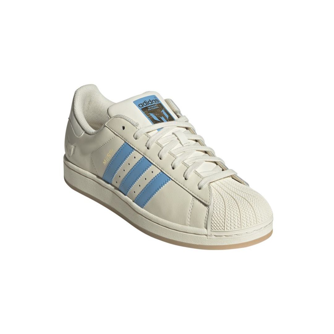 Tenis adidas Hombre Originals Superstar Messi-Blanco - Azul