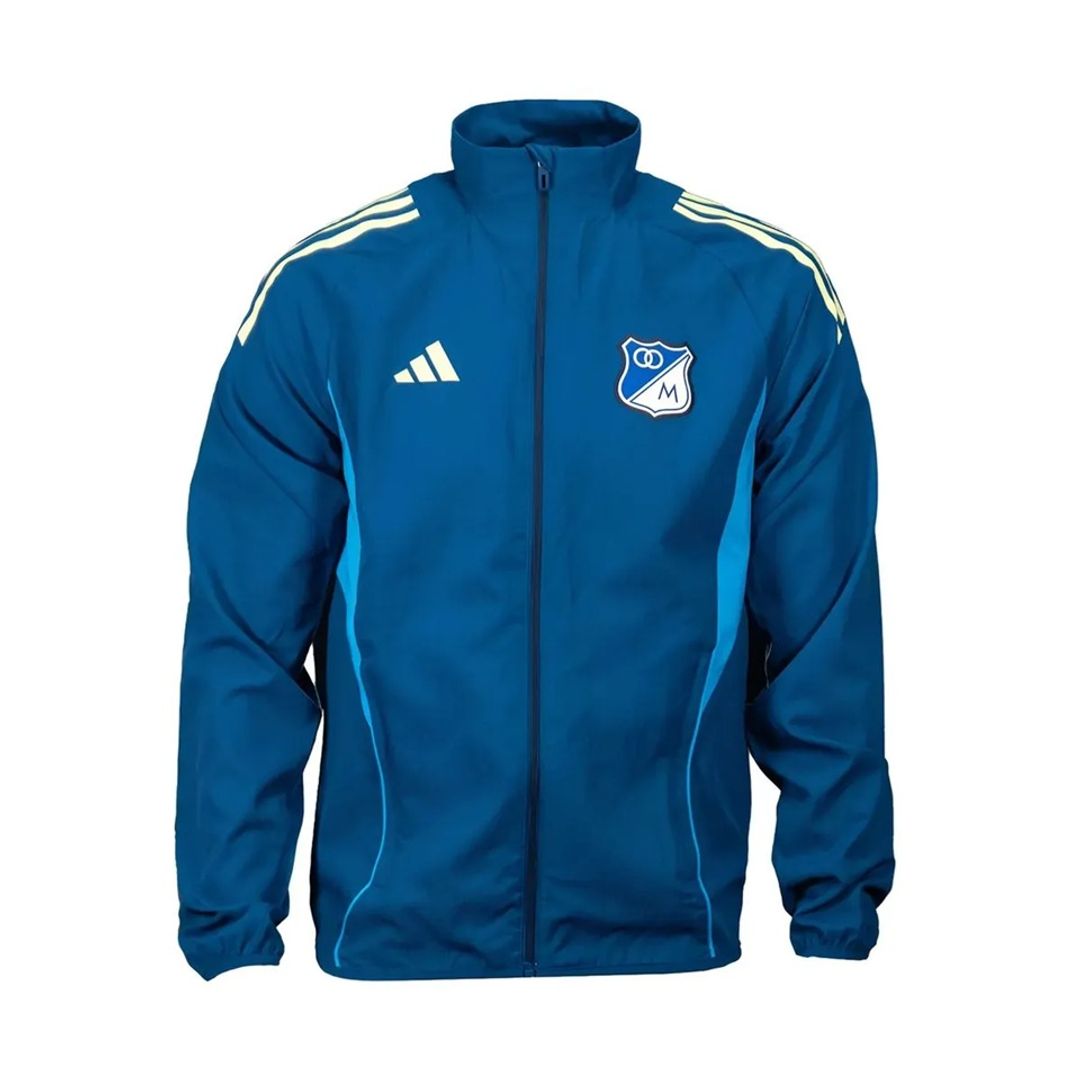 Chaqueta adidas Hombre Performance Millonarios 2025 - Azul