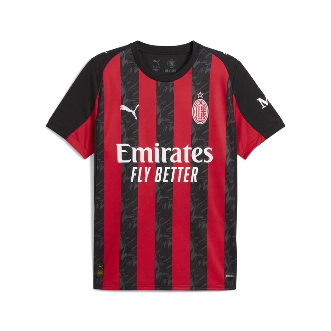 Camiseta Puma Hombre local del AC Milan 25/26 - Rojo-Negro