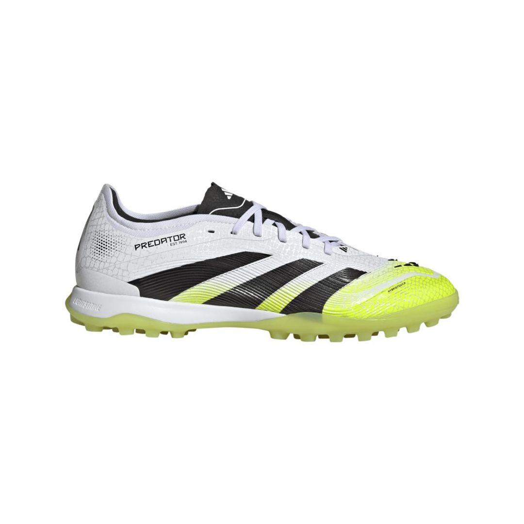 Guayos adidas Hombre Predator Pro Pasto sintético - Blanco - Amarillo