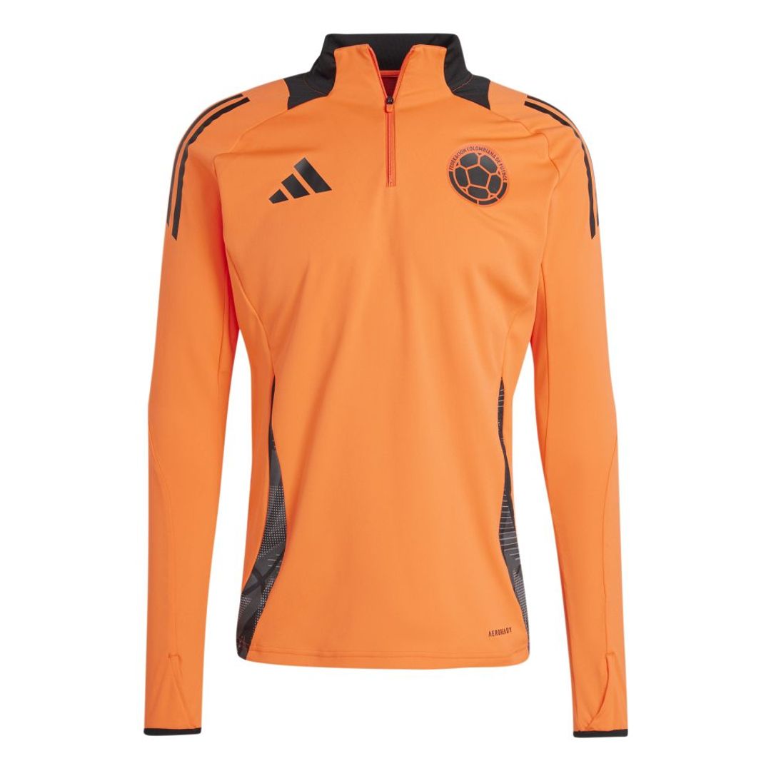Buzo adidas Hombre Entrenamiento Selección Colombia Tiro 24 Competition - Naranja - Negro