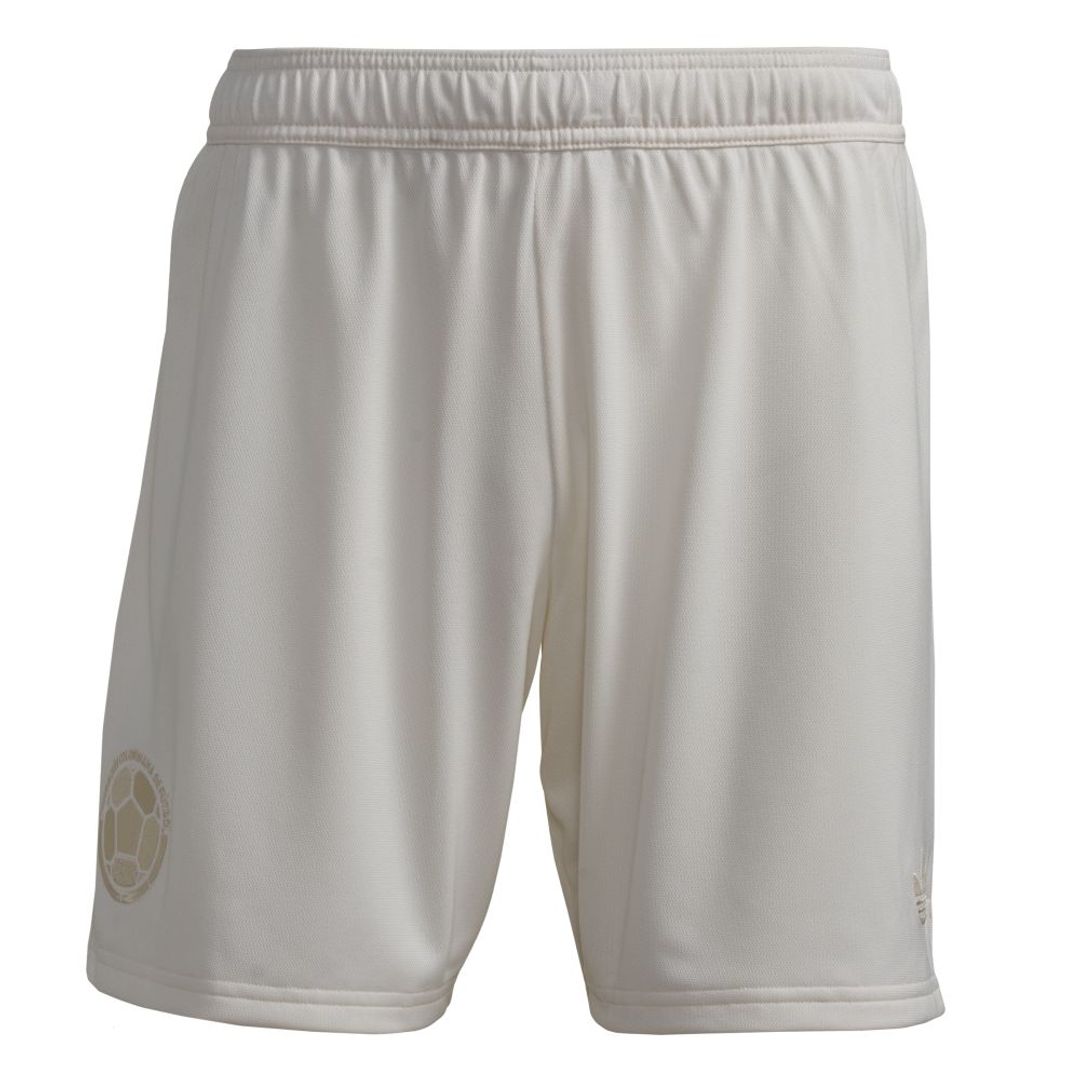 Pantaloneta adidas Hombre Selección Colombia 100 Años - Blanco