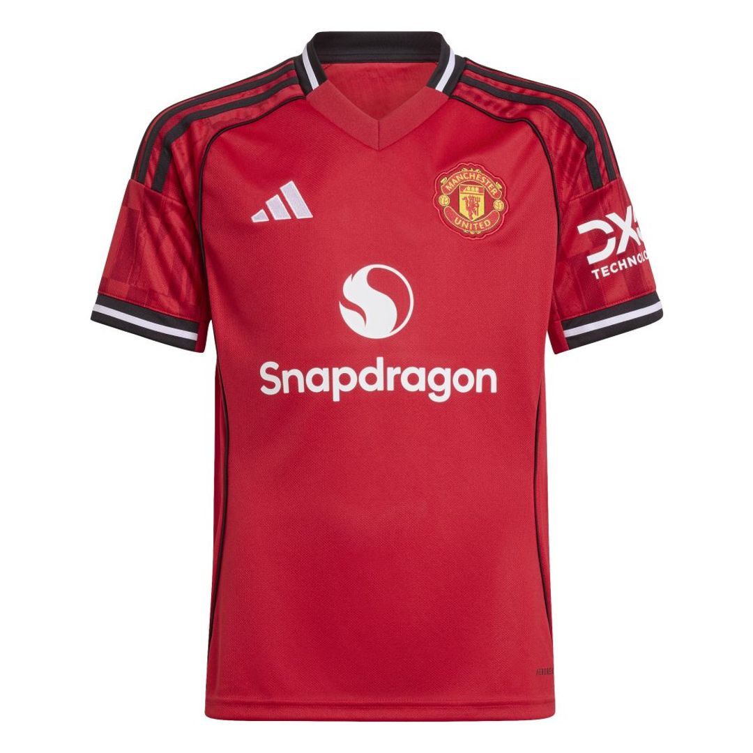 Camiseta adidas Niños Local Manchester United 25/26 - Rojo