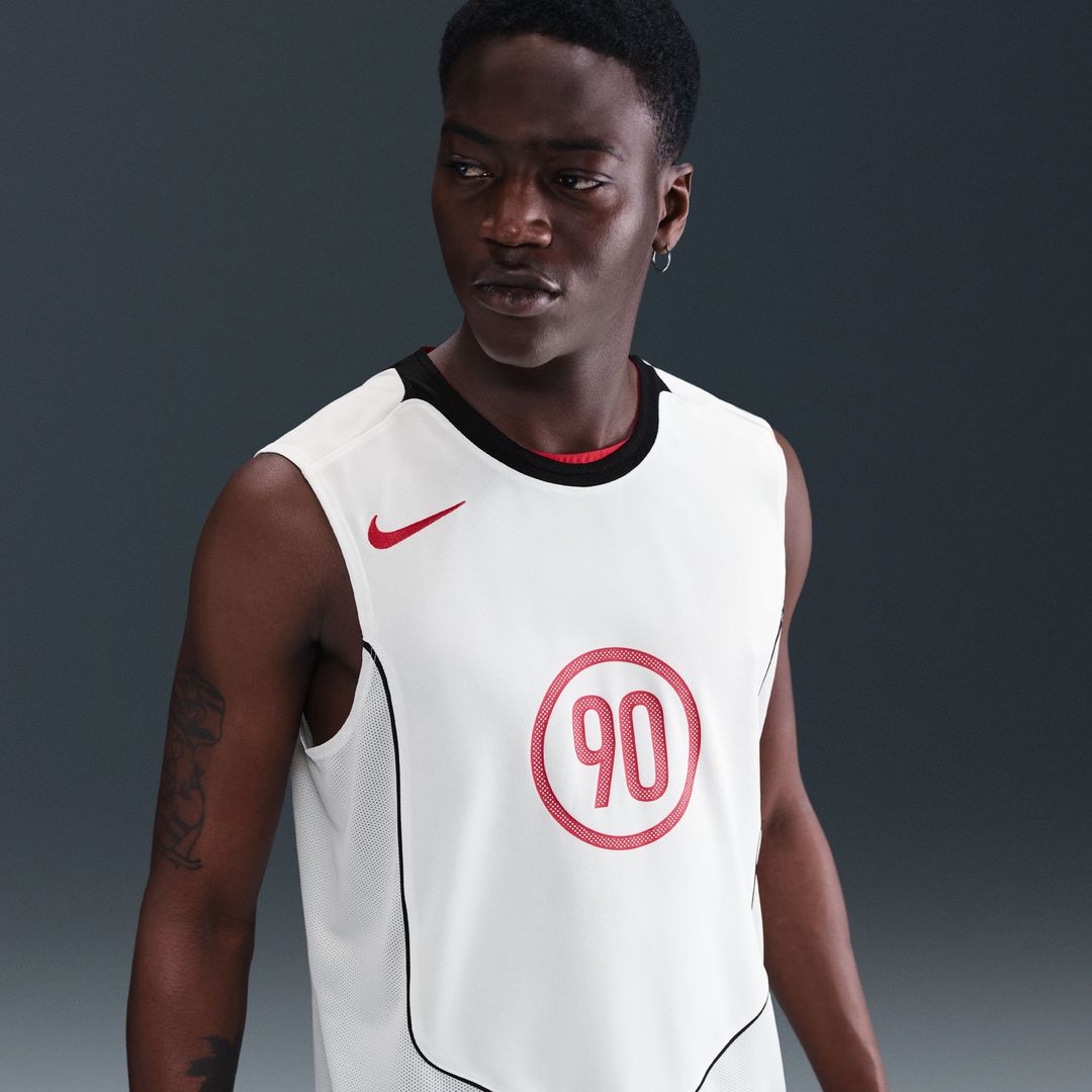 Camiseta Nike Hombre Total 90 - Blanco - Rojo