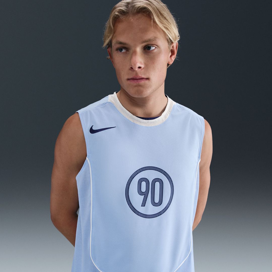 Camiseta Nike Hombre Total 90 - azul - Negro