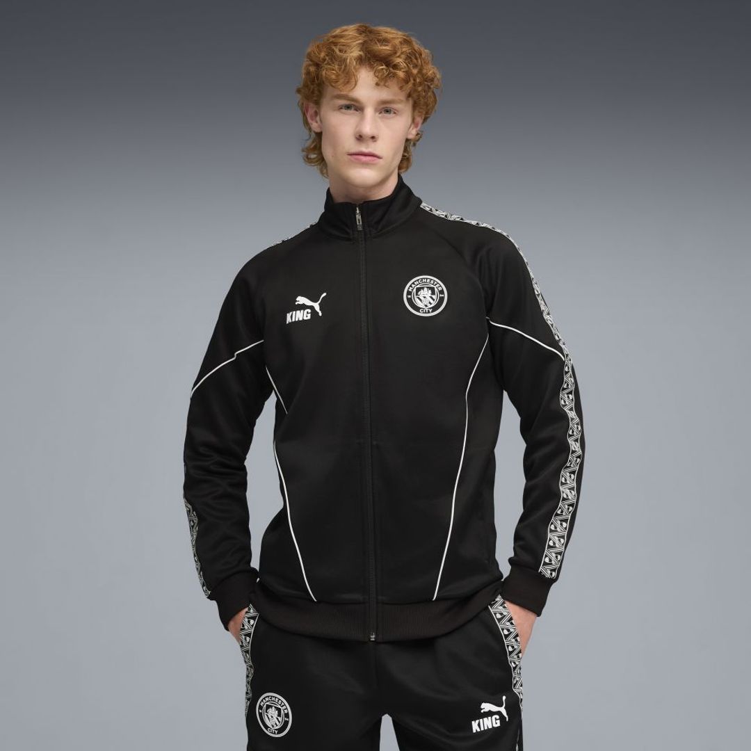 Chaqueta Puma Hombre Manchester City King Anthem - Negro