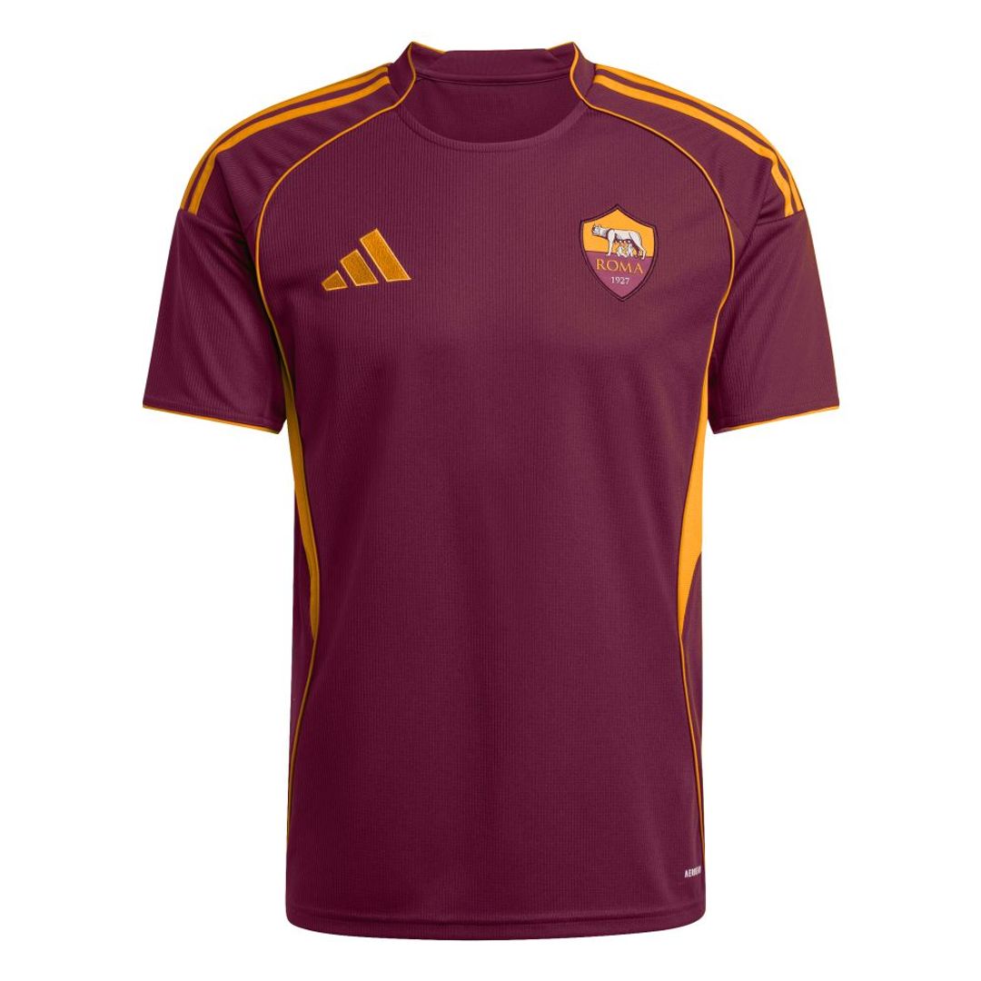 Camiseta adidas Hombre AS Roma local 25/26 - Rojo