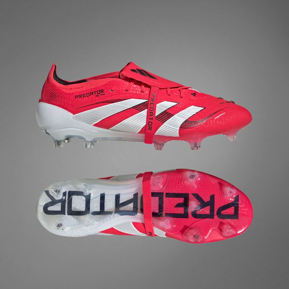 Guayos Predator Edge Predator Blanco Y Rojo Guayos Adidas Unisex
