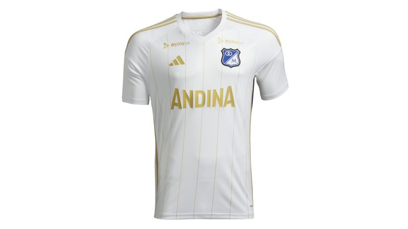 Camiseta adidas Kids Millonarios Nueva Temporada 2025 Visitante