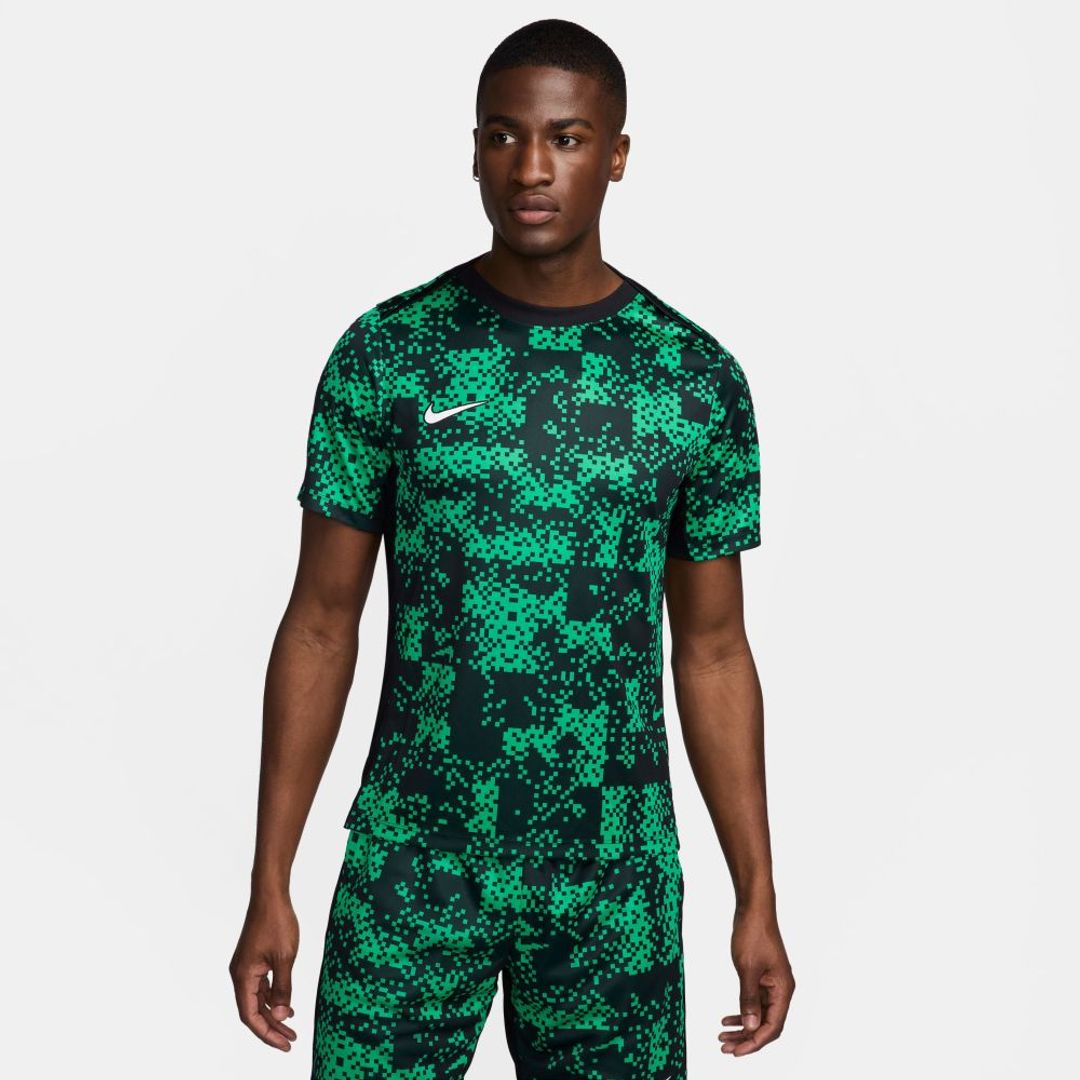 Camiseta Nike Hombre M  Dri-Fit Academy Pro Ss Top Gx - Verde-Negro