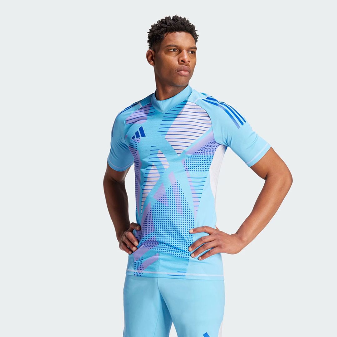 Camiseta adidas Hombre T24 P GK Jsy - Azul-Multicolor