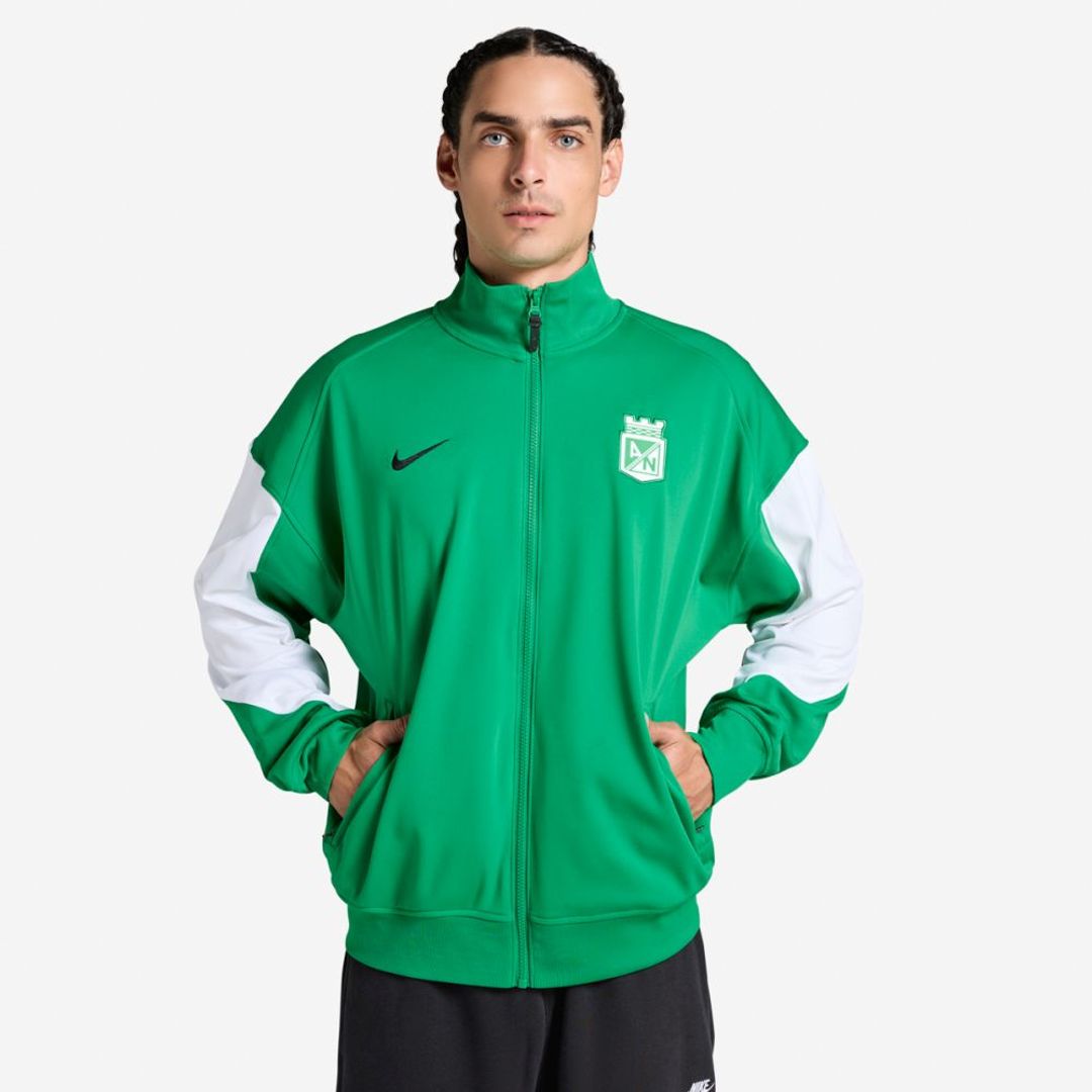Chaqueta Nike Hombre Anthem Atlético Nacional-Verde-Blanco