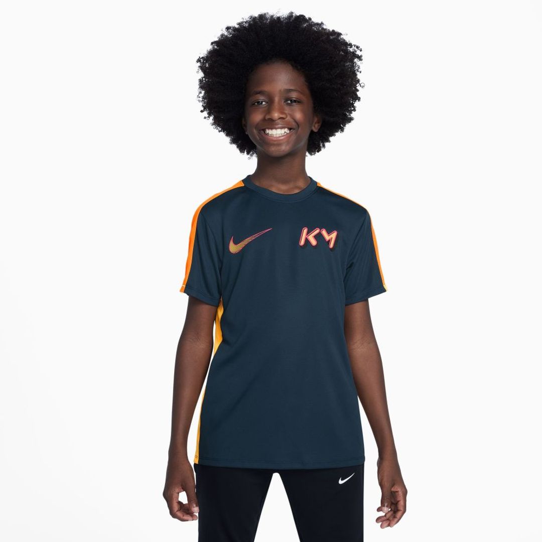 Camiseta Nike Kids Kylian Mbappé K  Dri-Fit Academy23 Top Ss - Azul