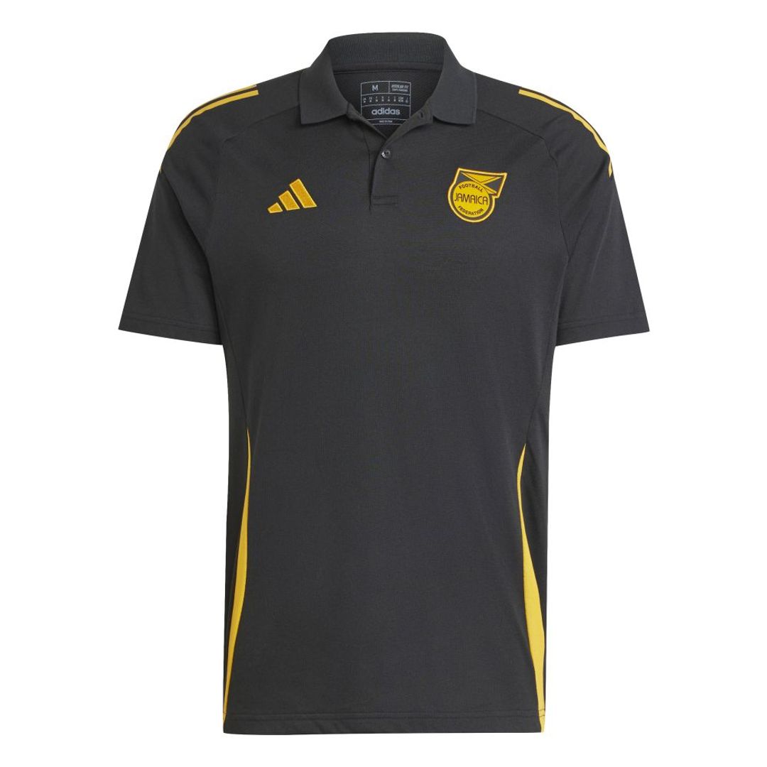Camiseta adidas Hombre Polo Jamaica 24/25 - Negro