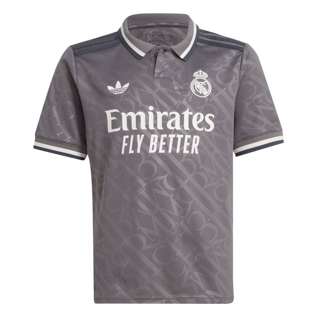 Camiseta adidas Kids Tercer Uniforme Real Madrid 24/25 - Gris