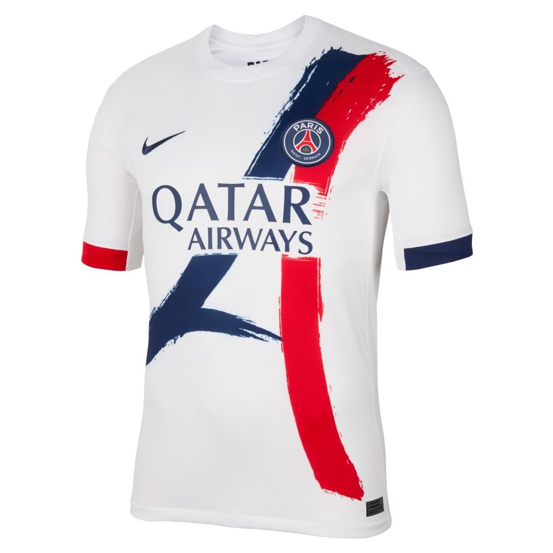 Camiseta Nike Hombre Paris Saint-Germain M  Dri-Fit Jsy Ss Stad Aw - Blanco-Azul