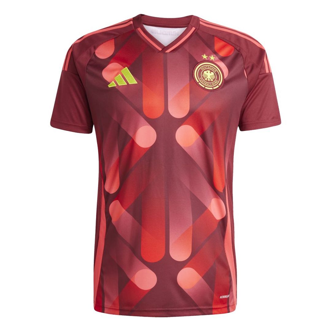 Camiseta adidas Hombre visitante de Alemania 25 (selección femenina)-Rojo
