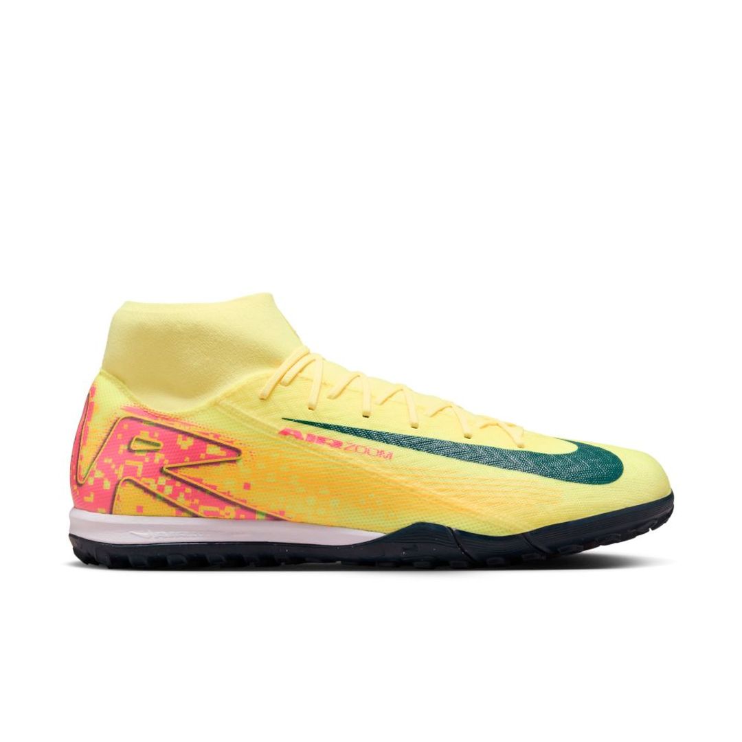 Guayos Nike Hombre Zm Superfly 10 Academy Kylian Mbappé Tf - Amarillo-Rosado