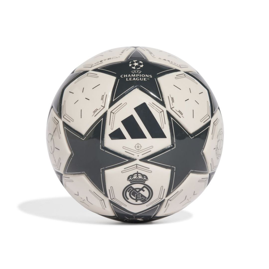 Mini Balon adidas Ucl Real Madrid 24/25 League Phase - Blanco-Negro