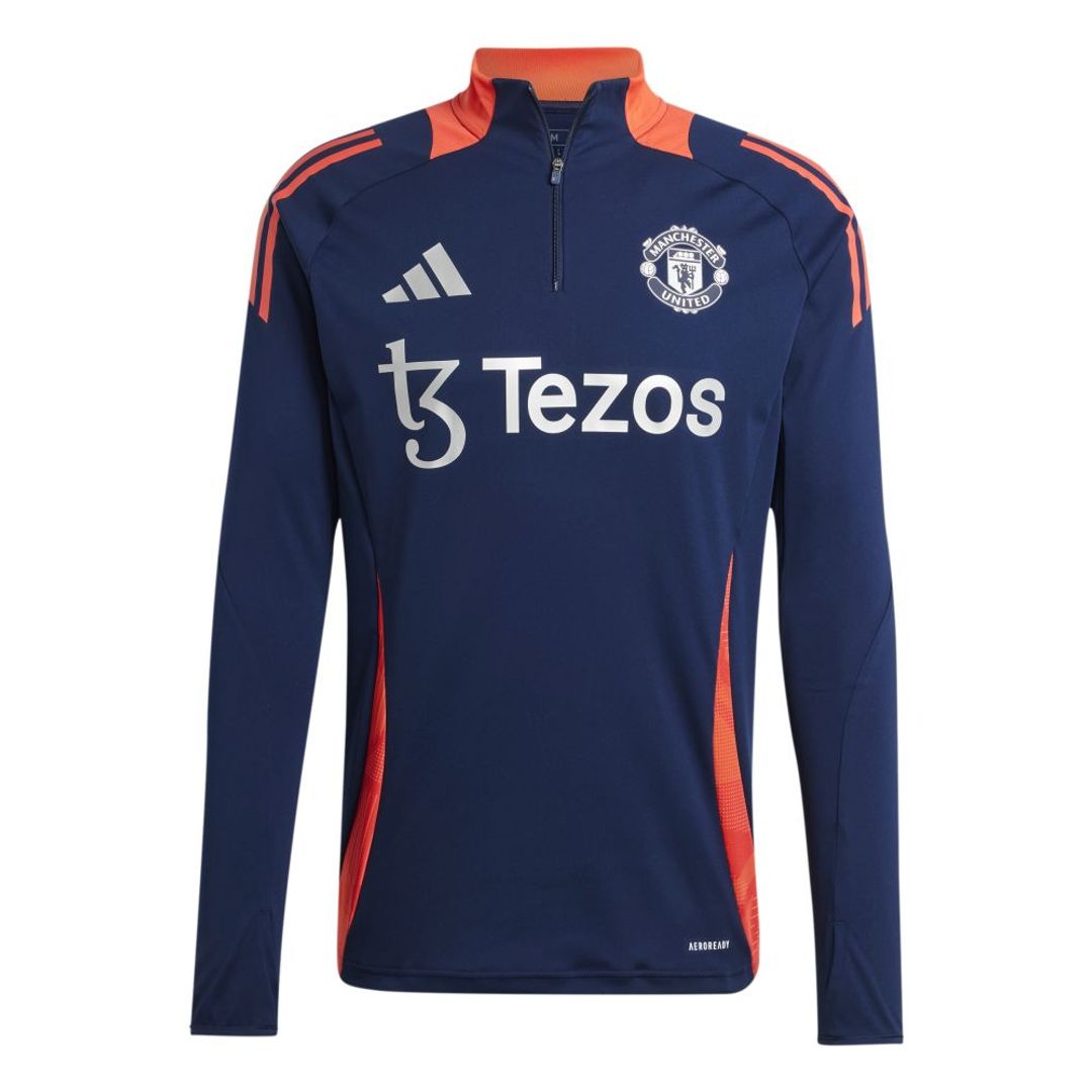 Buso adidas Hombre Entrenamiento Manchester United Tiro 24 - Azul
