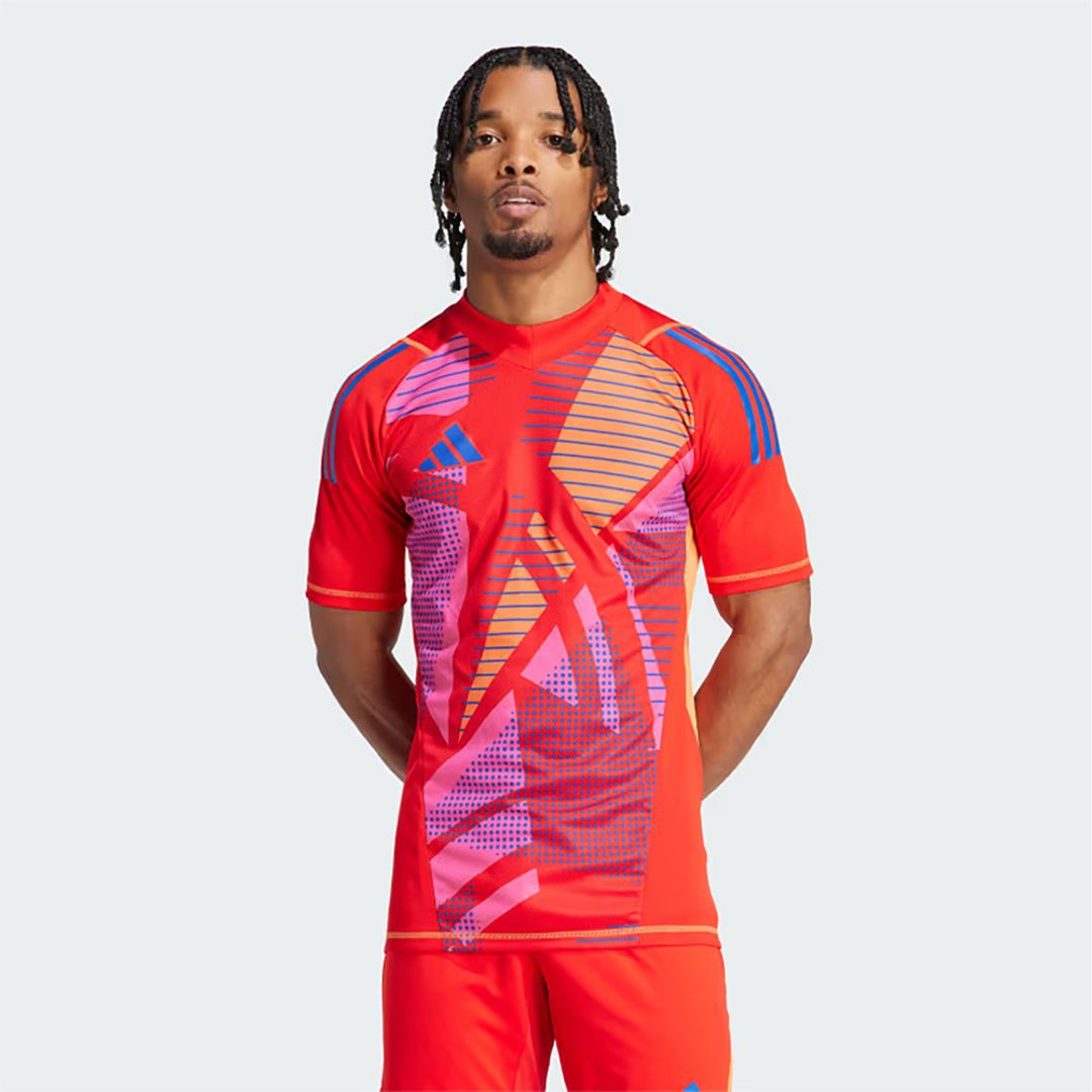 Camiseta adidas Hombre T24 P GK Jsy - Rojo-Multicolor