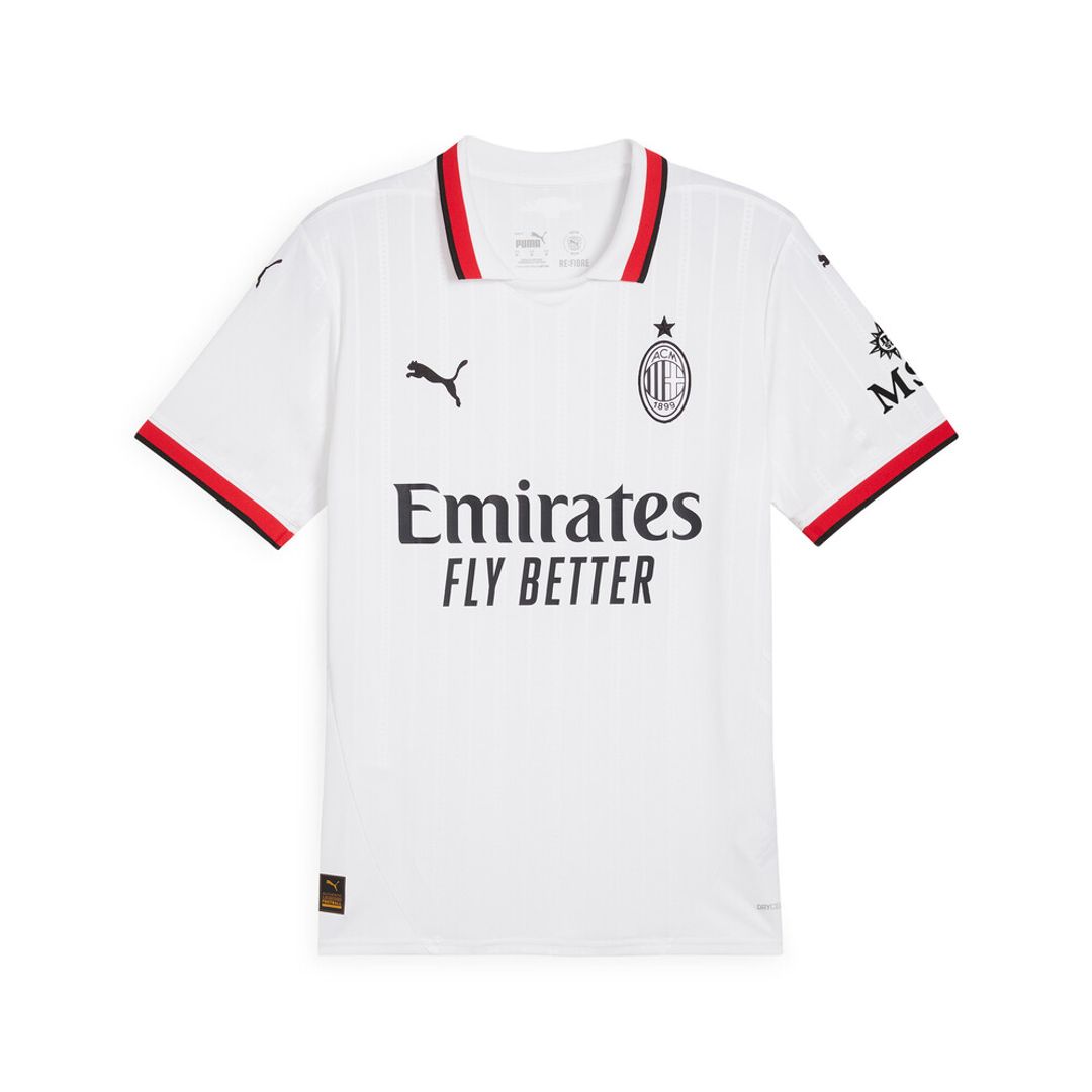 Camiseta Puma Hombre Visitante Del Ac Milan 24/25- Blanco