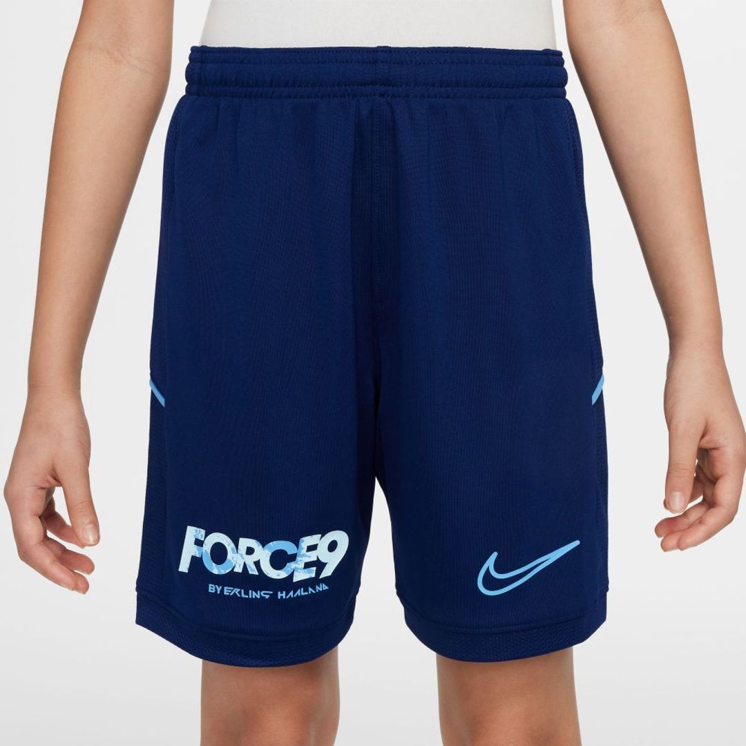 Pantaloneta Nike Kids Erling Haaland Academy-Azul