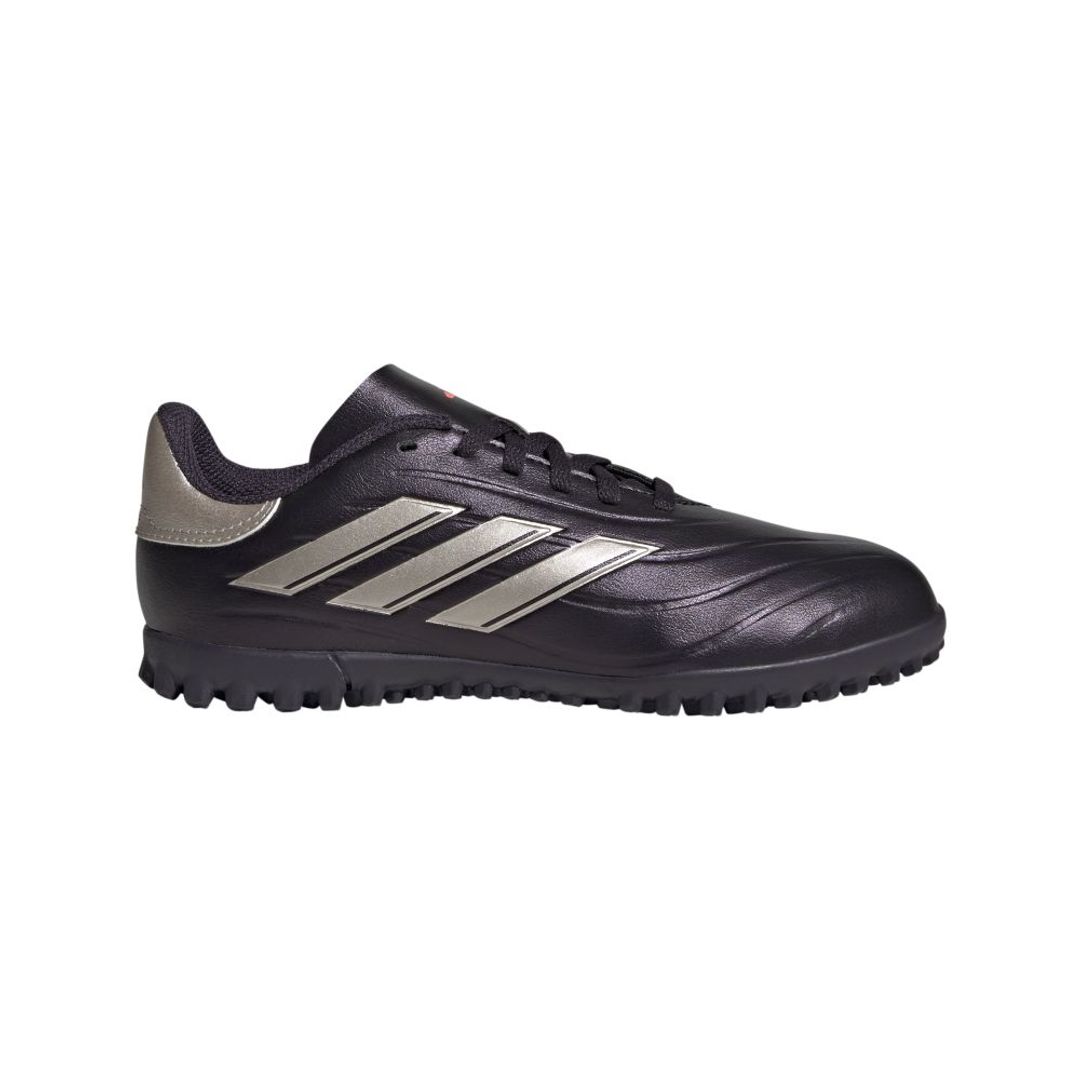 Guayos adidas Copa Pure 2 Club Pasto Sintético Niños-Negro-Plateado