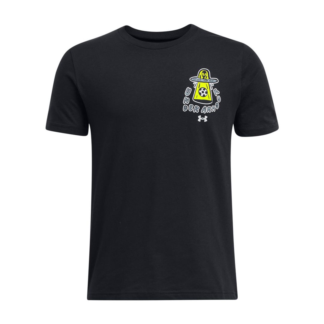 Camiseta Under Armour Kids Alien Soccer - Negro