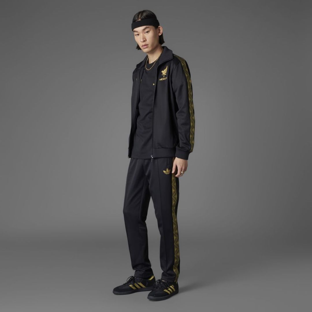 Pantalón adidas Hombre Fed – Mexico - Negro-Dorado
