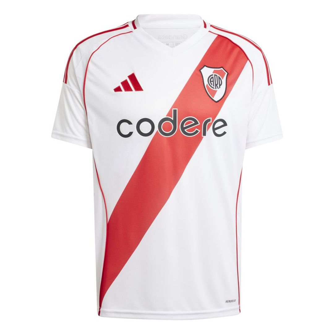 Camiseta adidas Hombre Uniforme Local River Plate 24/24 - Blanco-Rojo