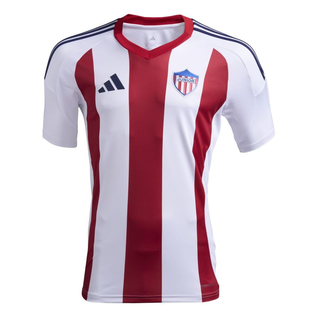 Camiseta adidas Hombre Local Junior De Barranquilla 25-Blanco-Rojo