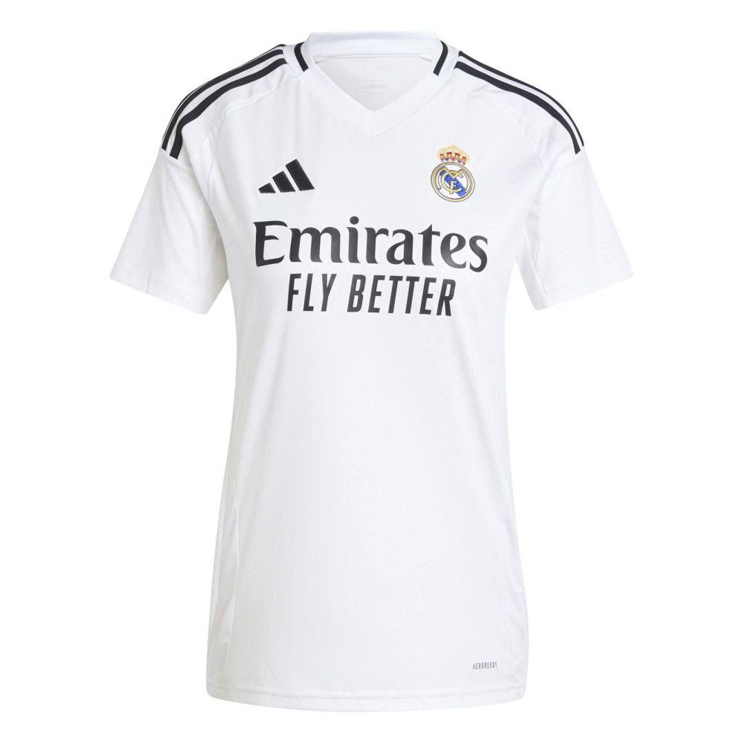 Camiseta adidas Mujer Local Real Madrid 24/25-Blanco