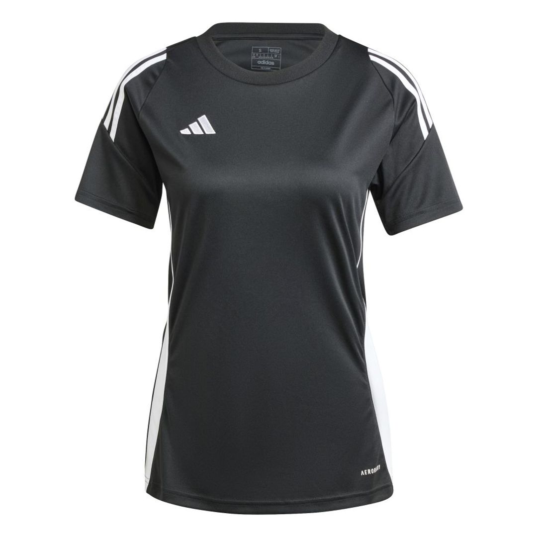 Camiseta adidas Mujer Tiro 24 - Negro-Blanco