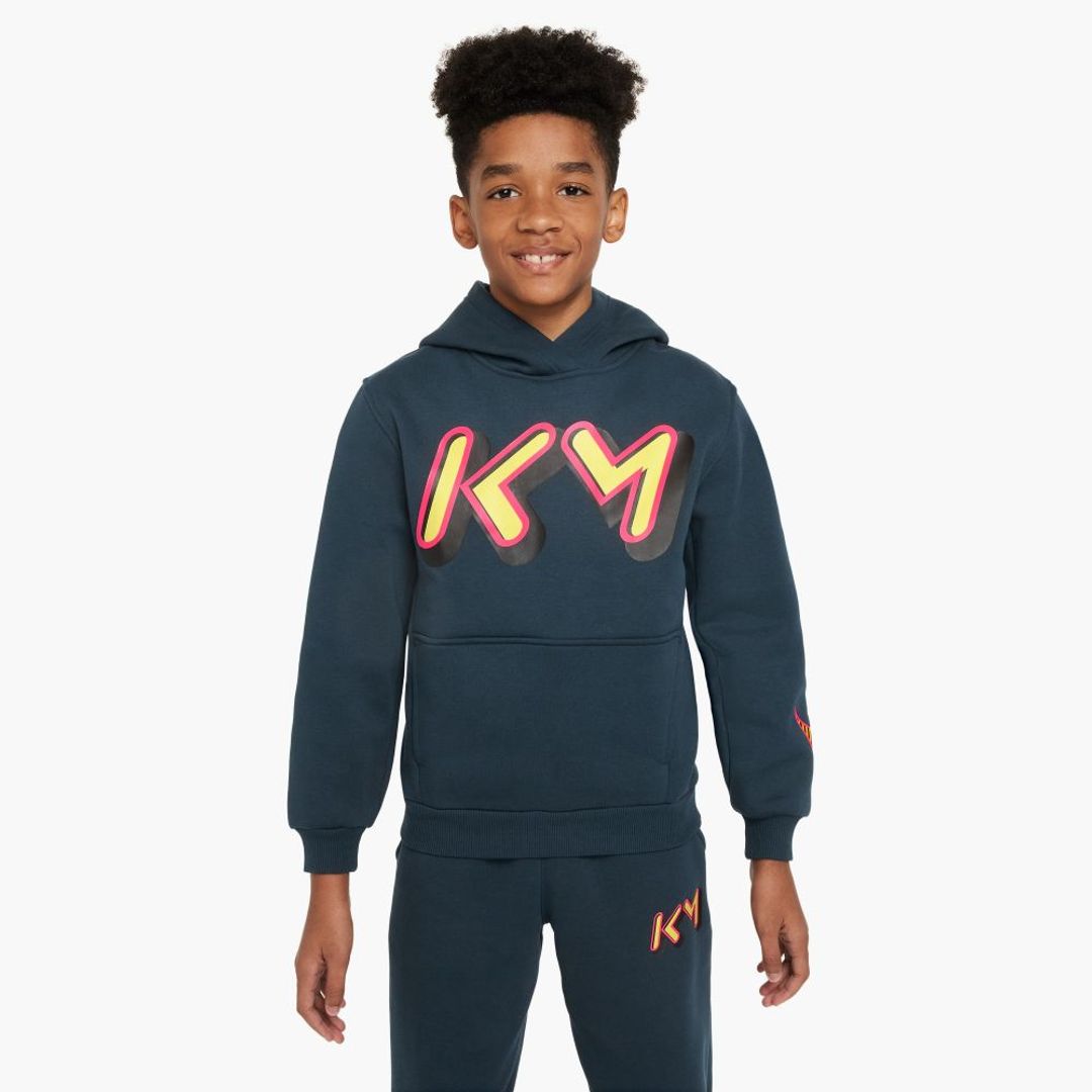 Buzo Nike Kids Kylian Mbappé K  Club Flc Hdy - Azul