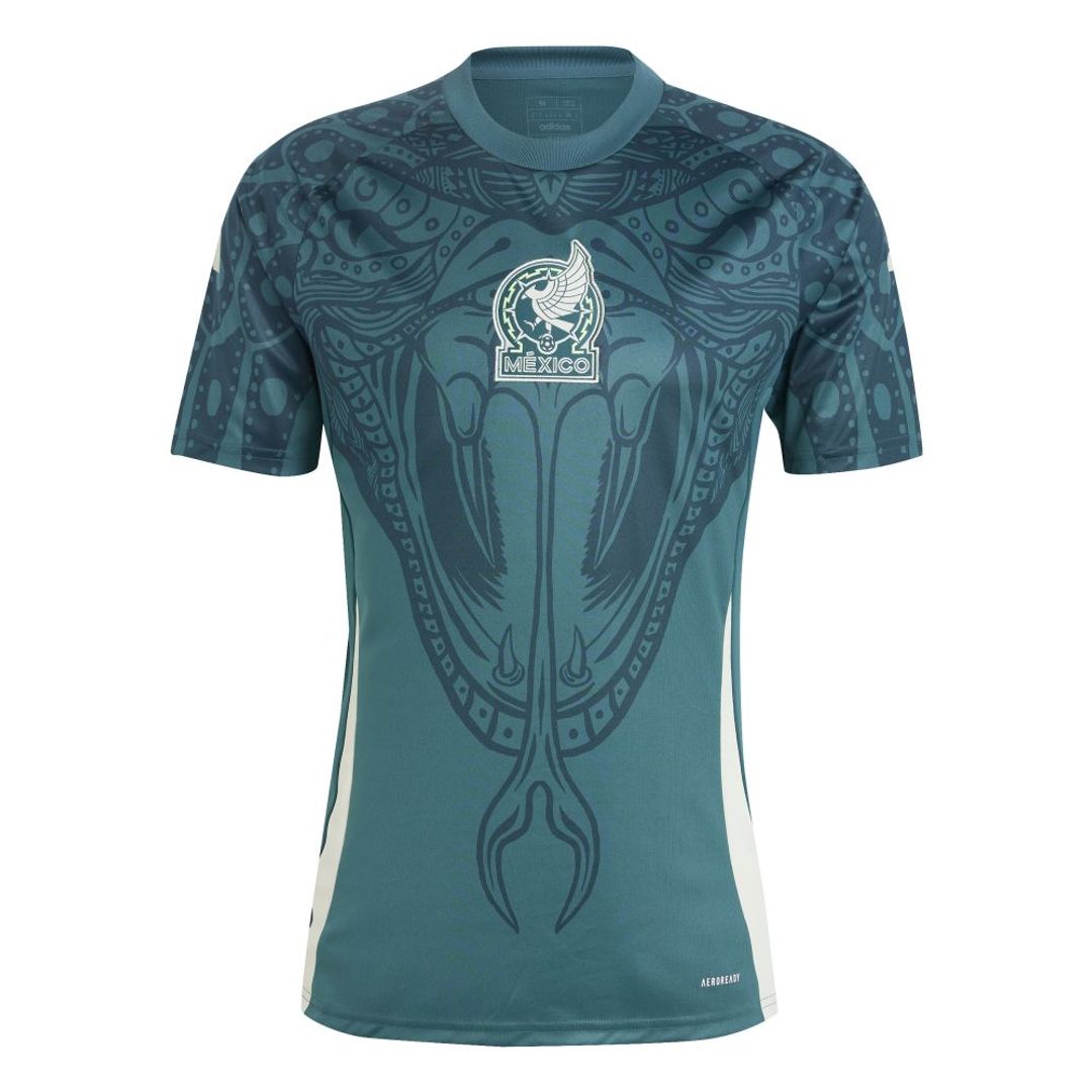 Camiseta adidas Hombre Prepartido Mexico - Verde