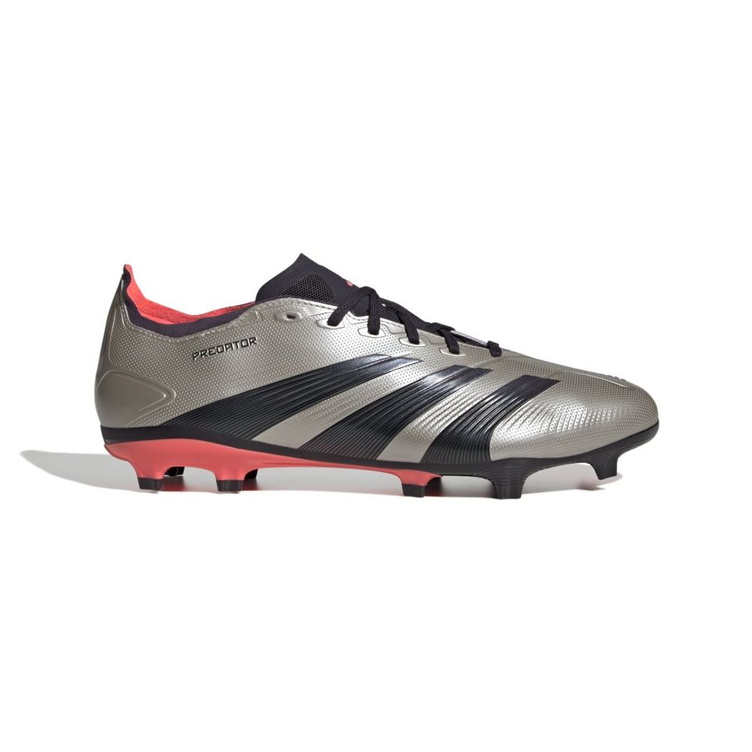 Guayos adidas Hombre Predator League Terreno Firme - Gris-Negro