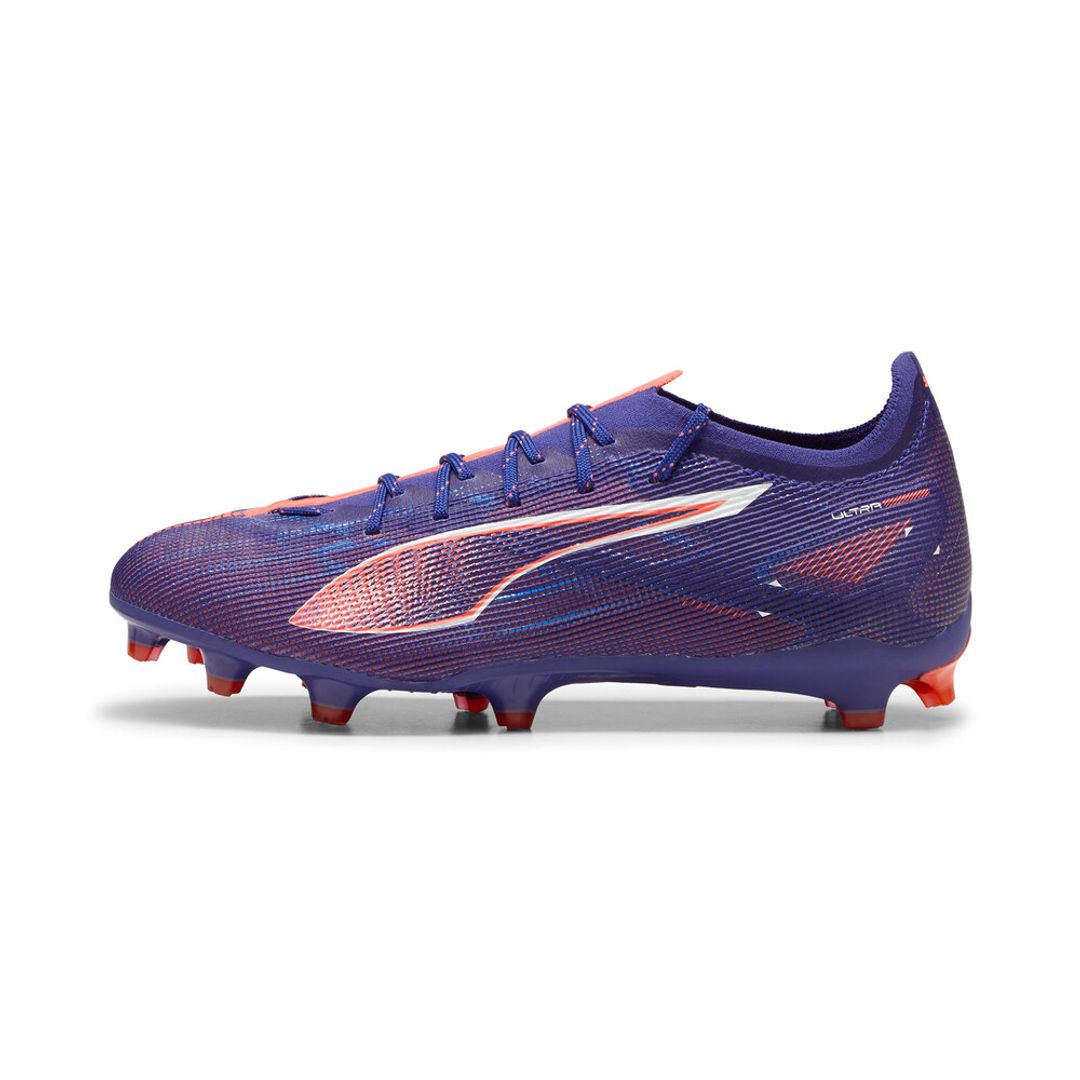 Guayos Puma Hombre de fútbol Ultra 5 Pro Fg/Ag- Morado-Salmon