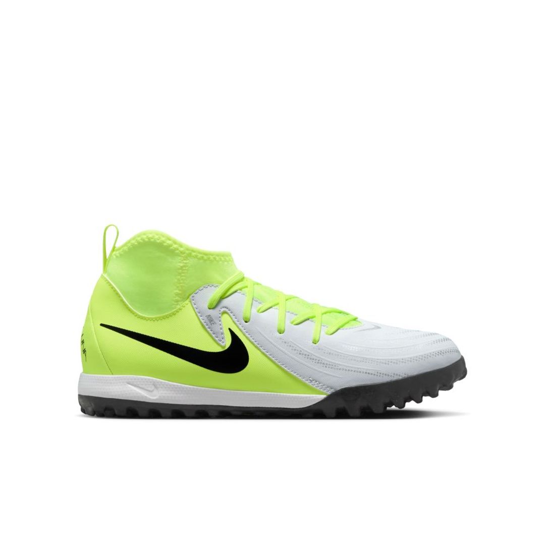Guayos Nike Kids Jr Phantom Luna II Academy Tf - Plateado - Verde