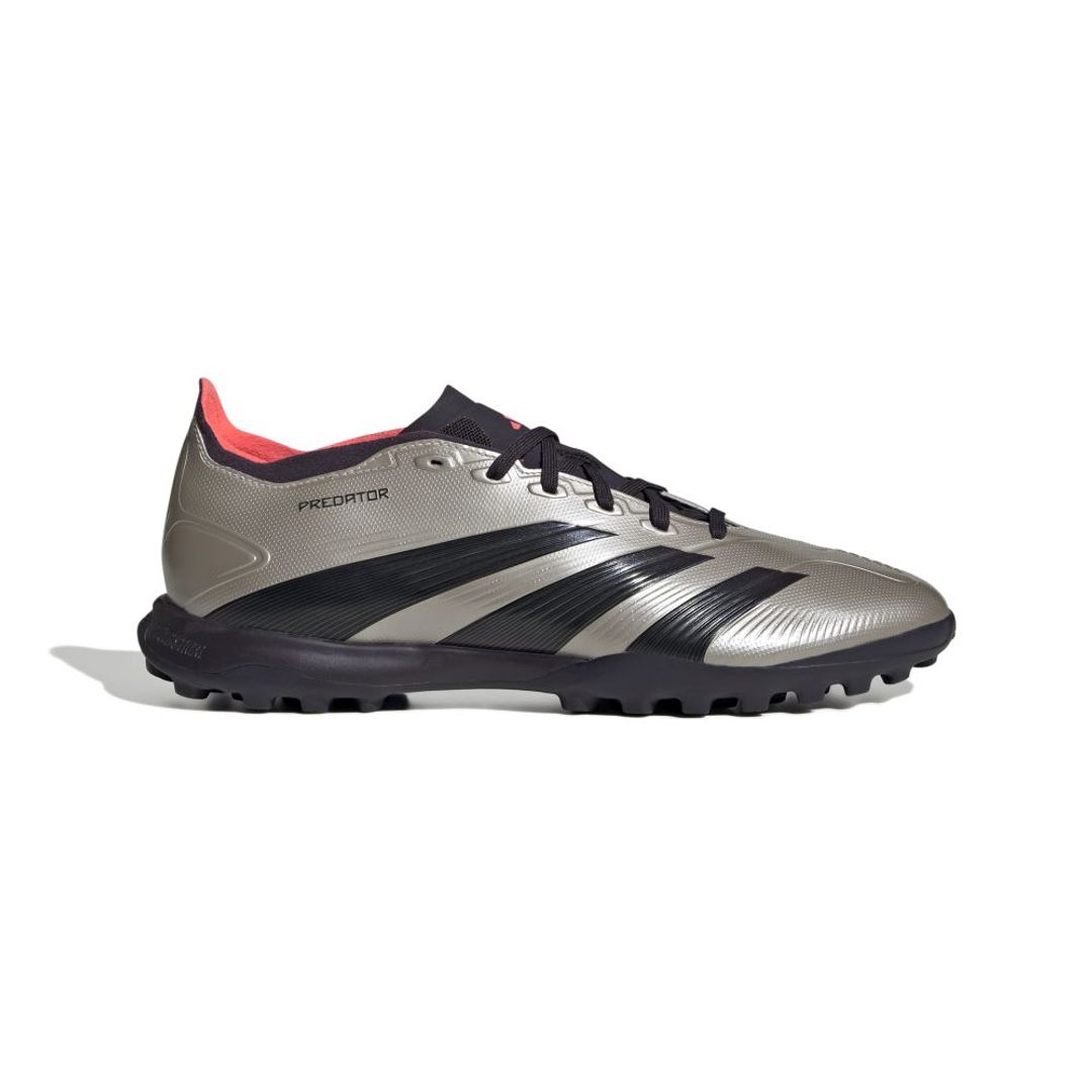 Guayos adidas Hombre Predator League Pasto Sintetico - Gris-Negro