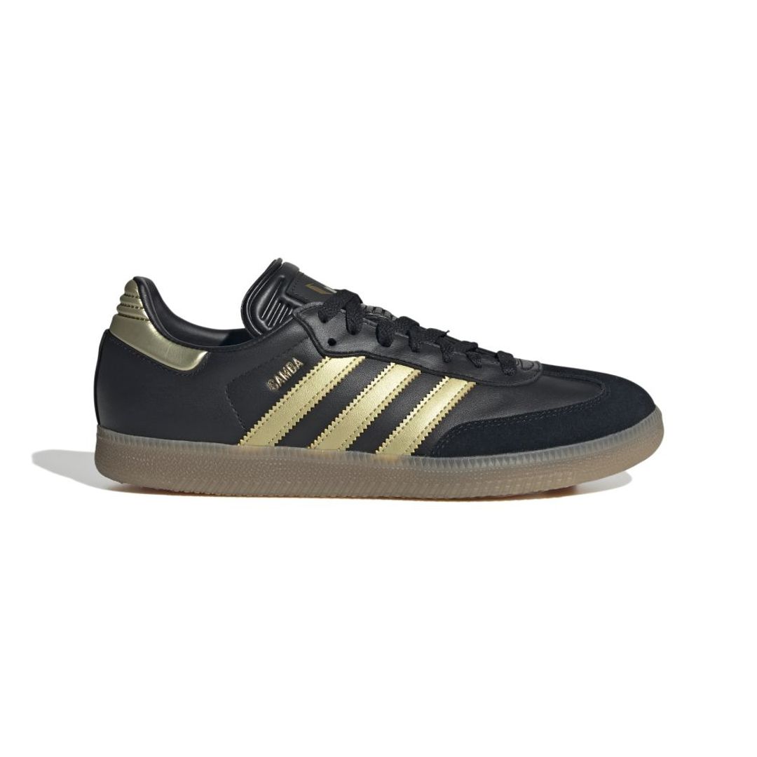 Tenis adidas Hombre Samba Messi Cancha Cubierta - Negro-Dorado