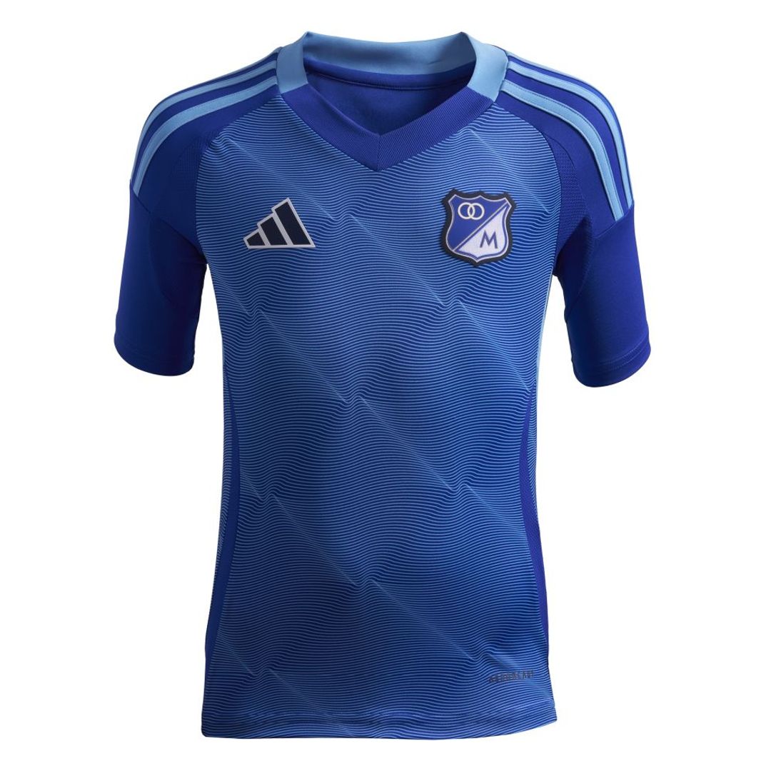Camiseta adidas Kids Local Millonarios FC 2025 - Azul